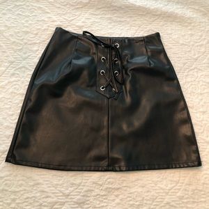 Lace Up Skirt
